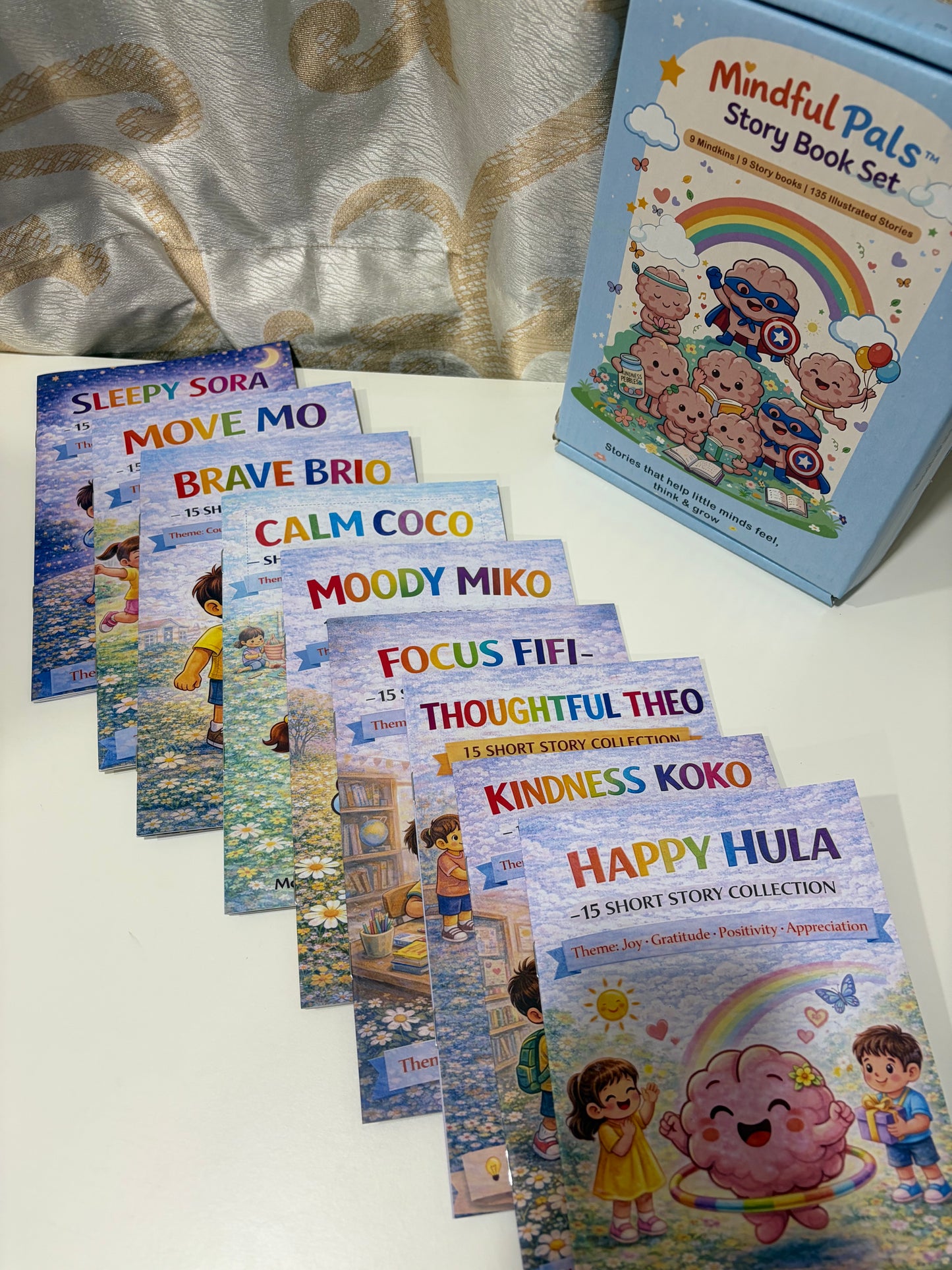 Mindfulpals Story Book Set — 9 Life Skills Books | 135 Illustrated Stories for Emotional Intelligence & Growth (Ages 3–12)