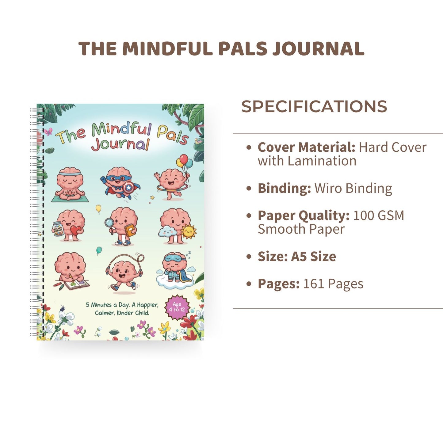 The Mindful Pals Journal - A Playful Mindfulness Journal for Calm, Confident Kids