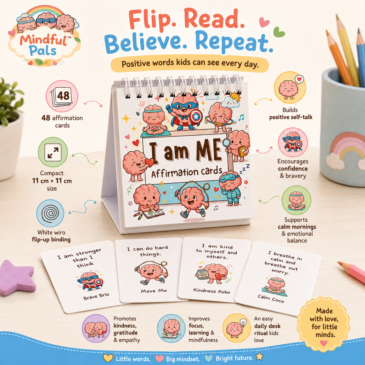 Mindfulpals Affirmation Cards