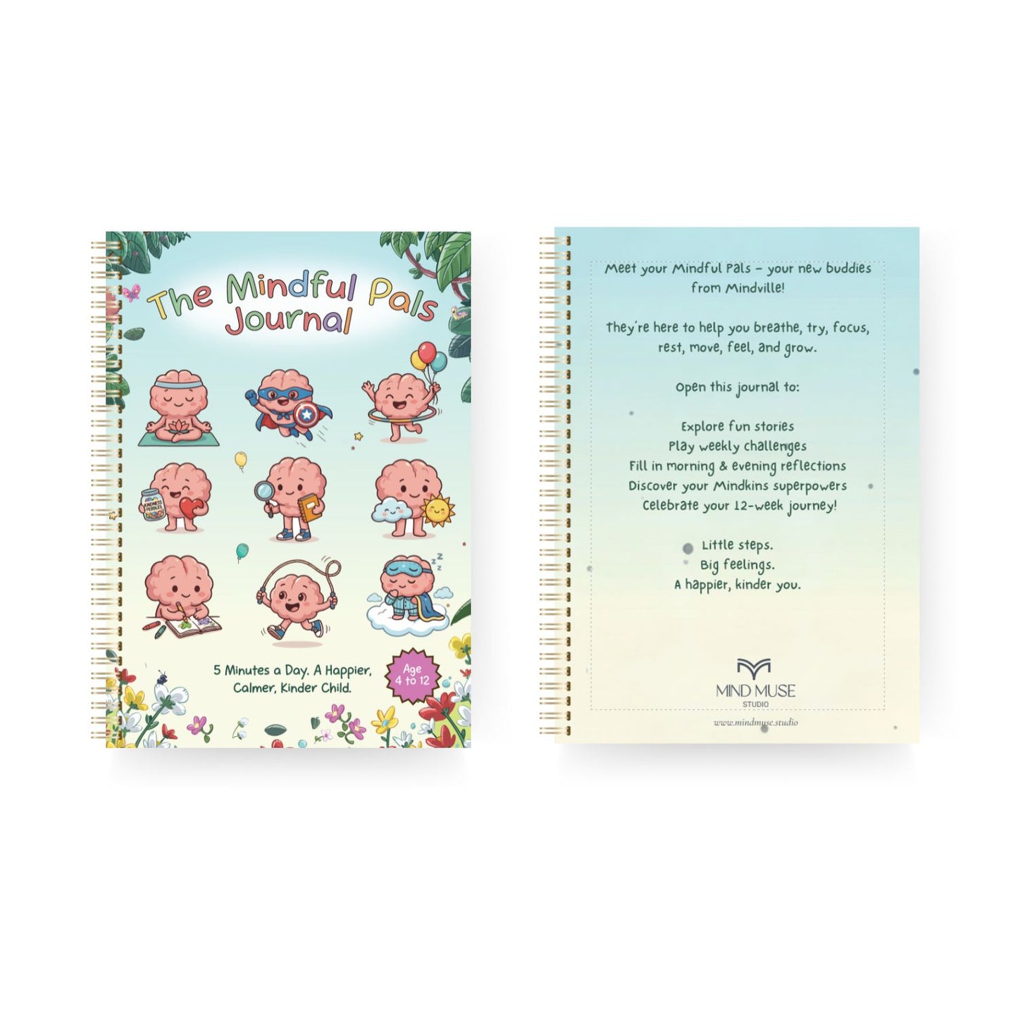 The Mindful Pals Journal - A Playful Mindfulness Journal for Calm, Confident Kids