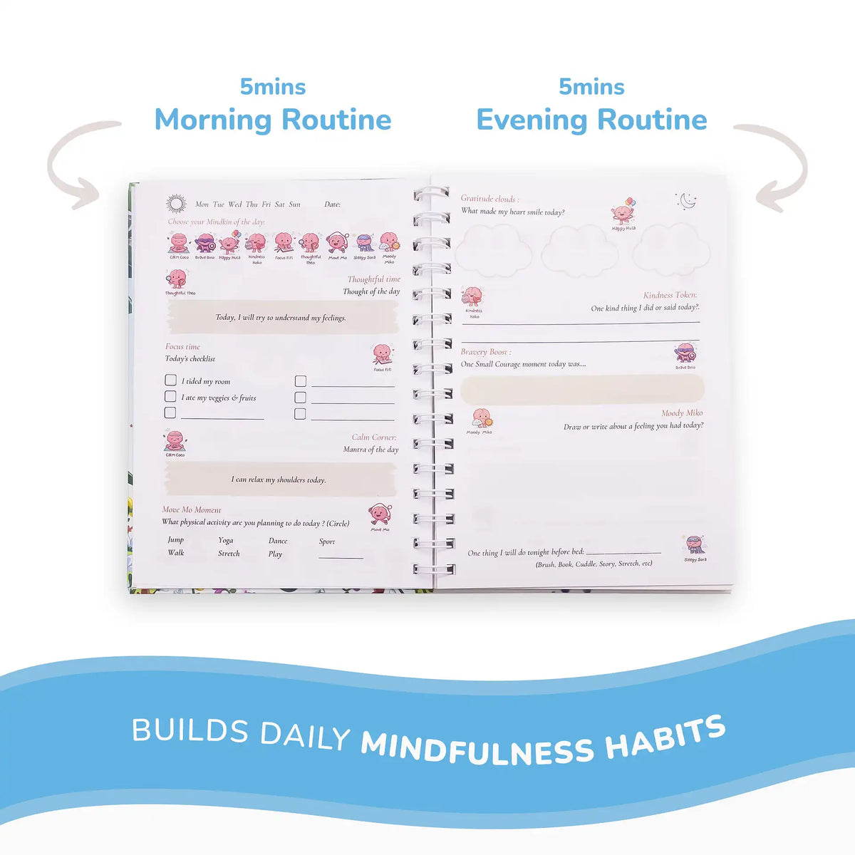 The Mindful Pals Journal Kit — A Complete Mindfulness Starter Kit for Calm, Confident Kids