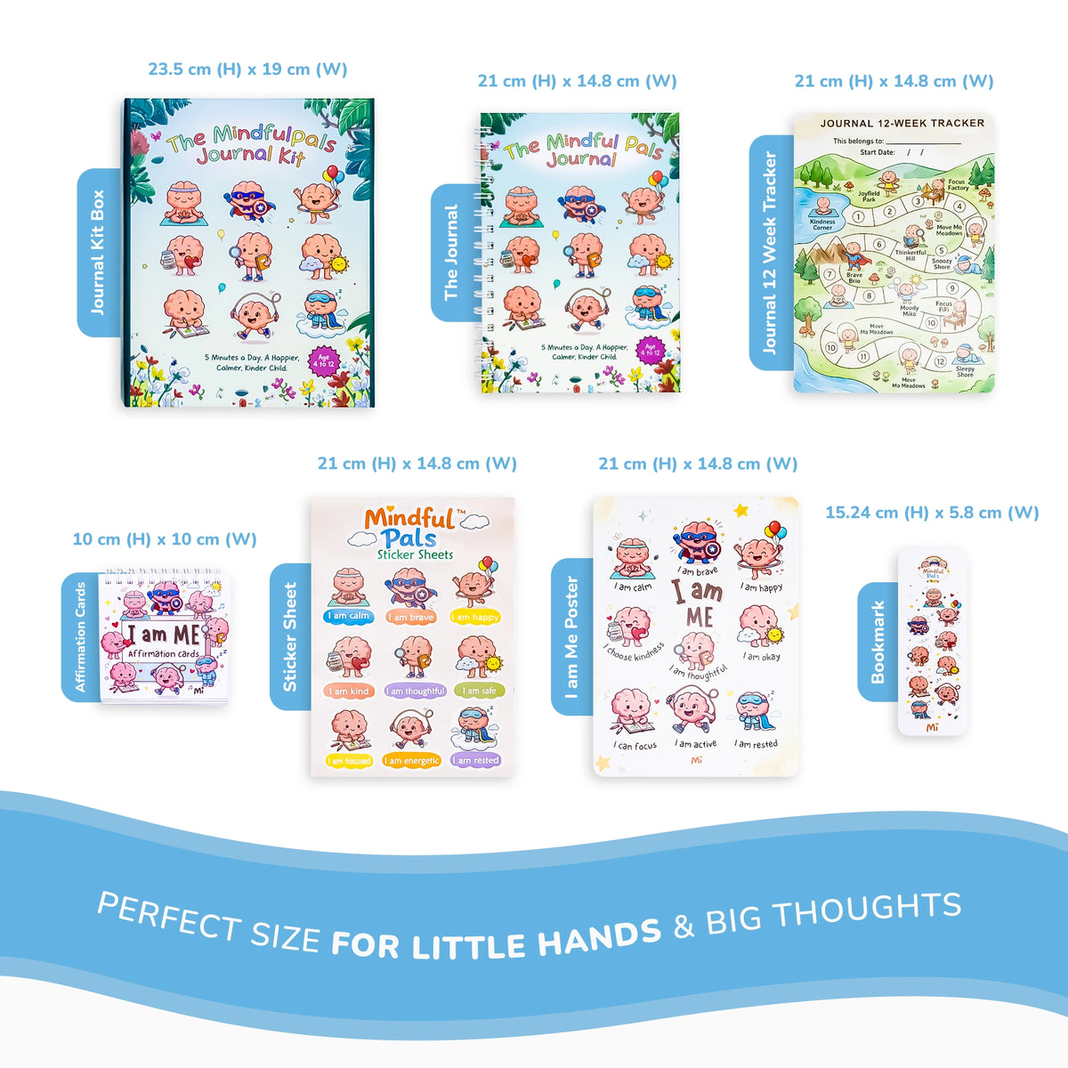 The Mindful Pals Journal Kit — A Complete Mindfulness Starter Kit for Calm, Confident Kids