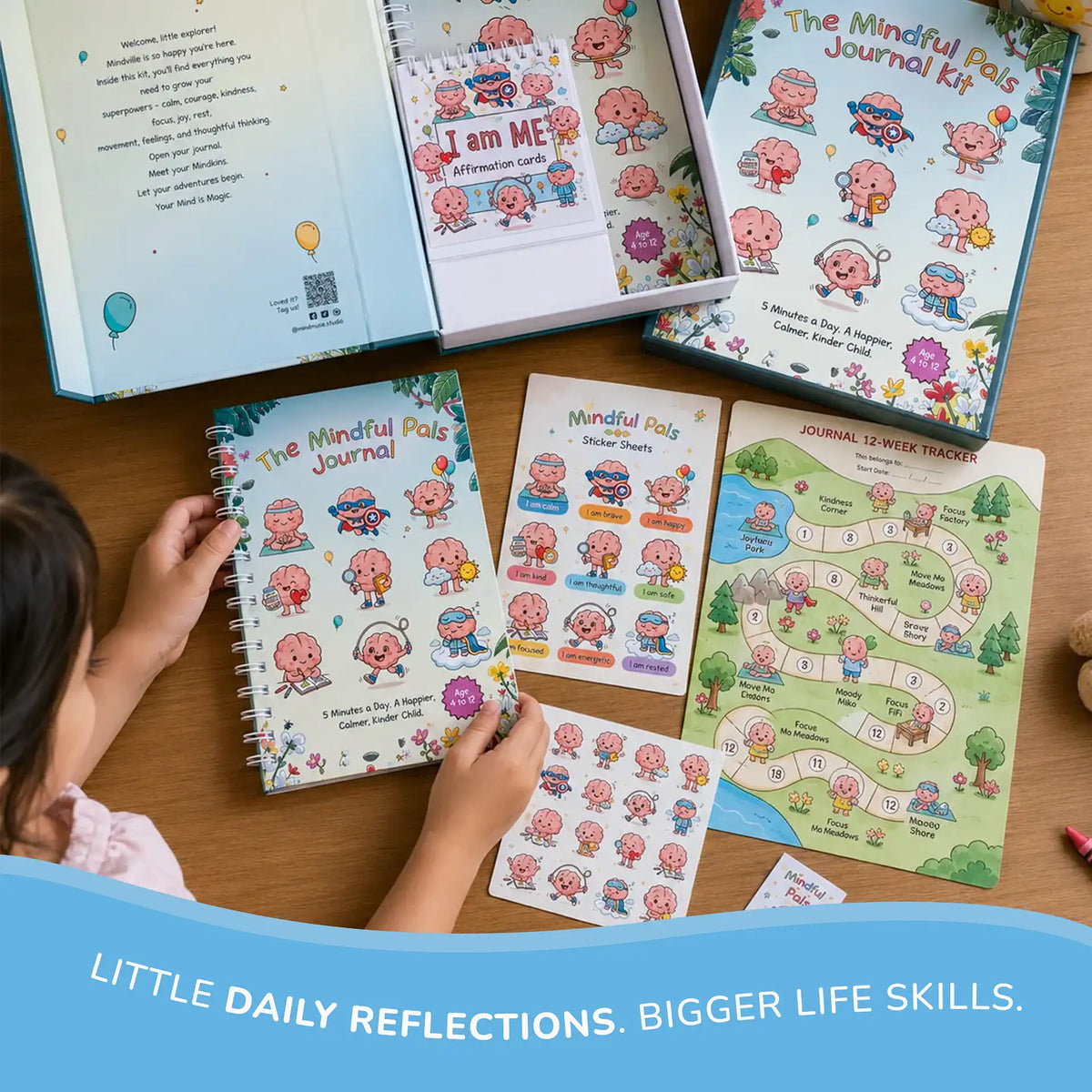 The Mindful Pals Journal Kit — A Complete Mindfulness Starter Kit for Calm, Confident Kids