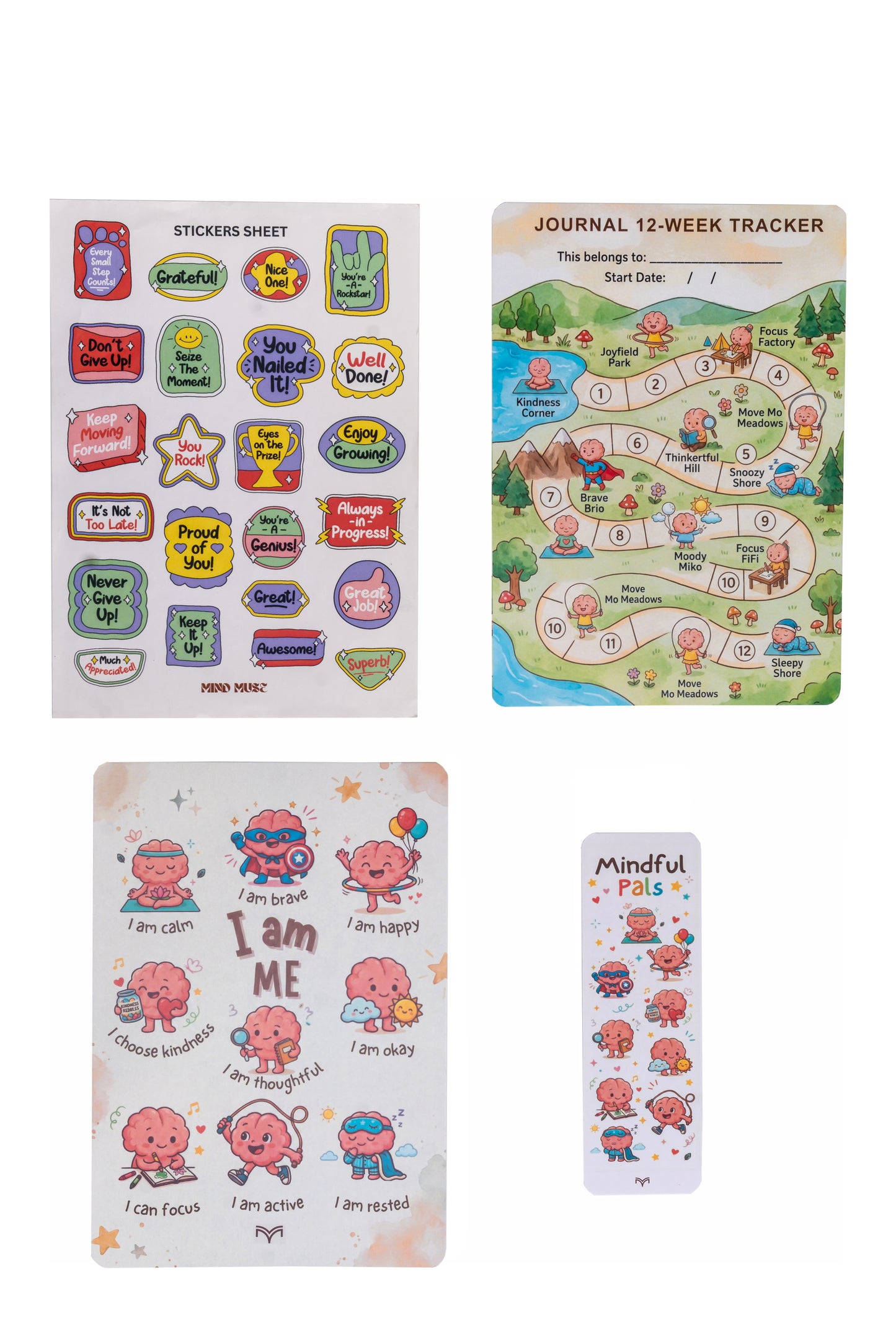 The Mindful Pals Journal Kit A Complete Mindfulness Starter Kit for Calm, Confident Kids