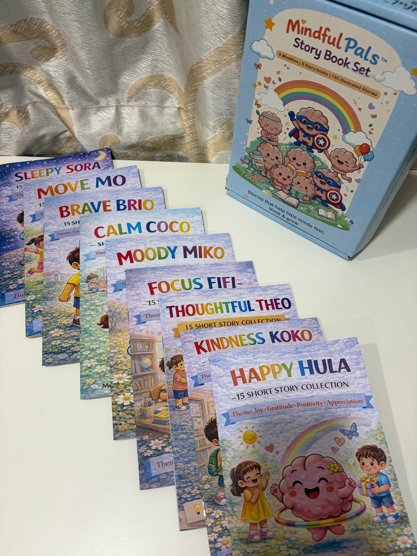 Mindfulpals Story Book Set — 9 Life Skills Books | 135 Illustrated Stories for Emotional Intelligence & Growth (Ages 3–12)