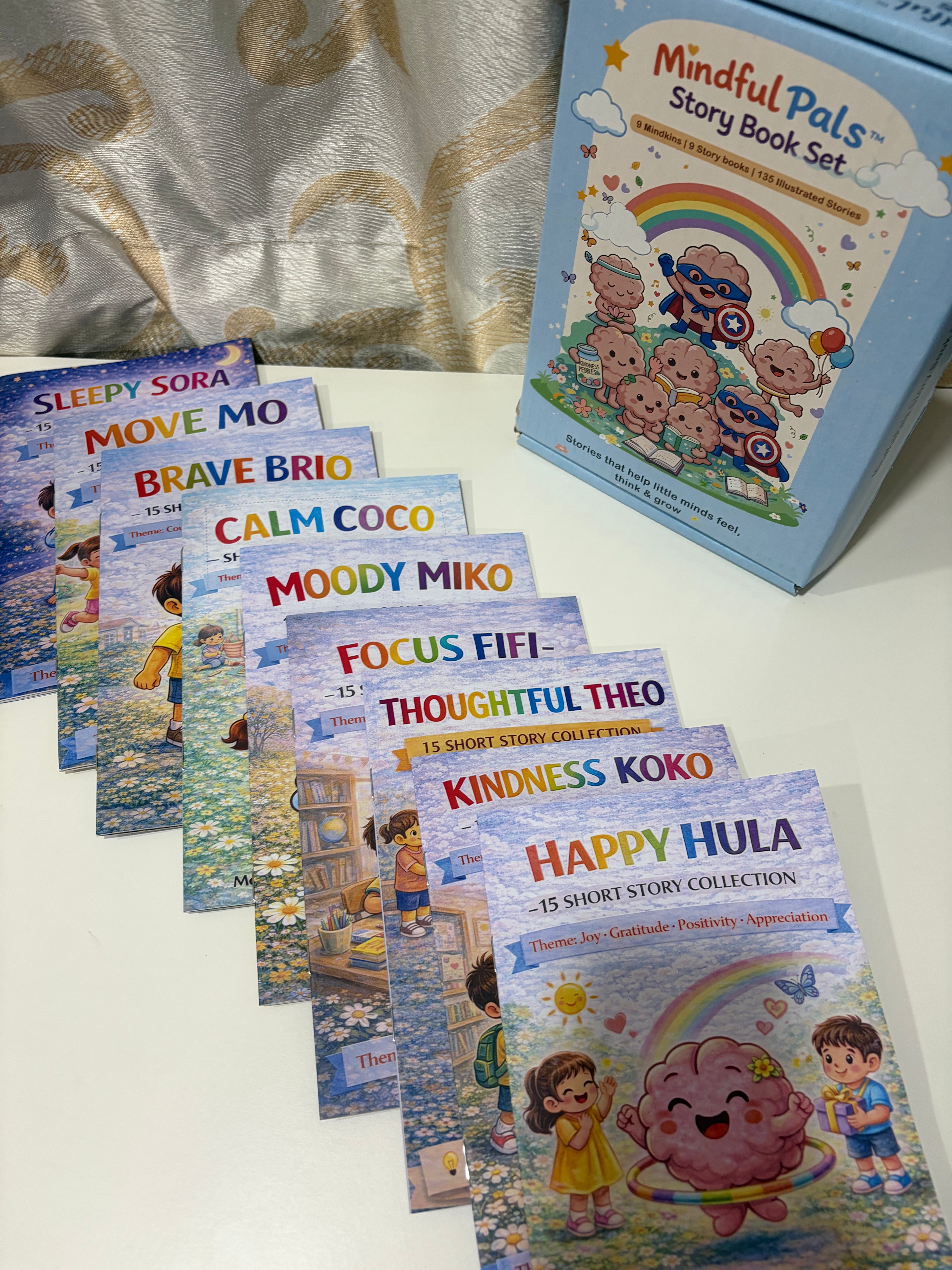 Mindfulpals Story Book Set — 9 Life Skills Books | 135 Illustrated Stories for Emotional Intelligence & Growth (Ages 3–12)