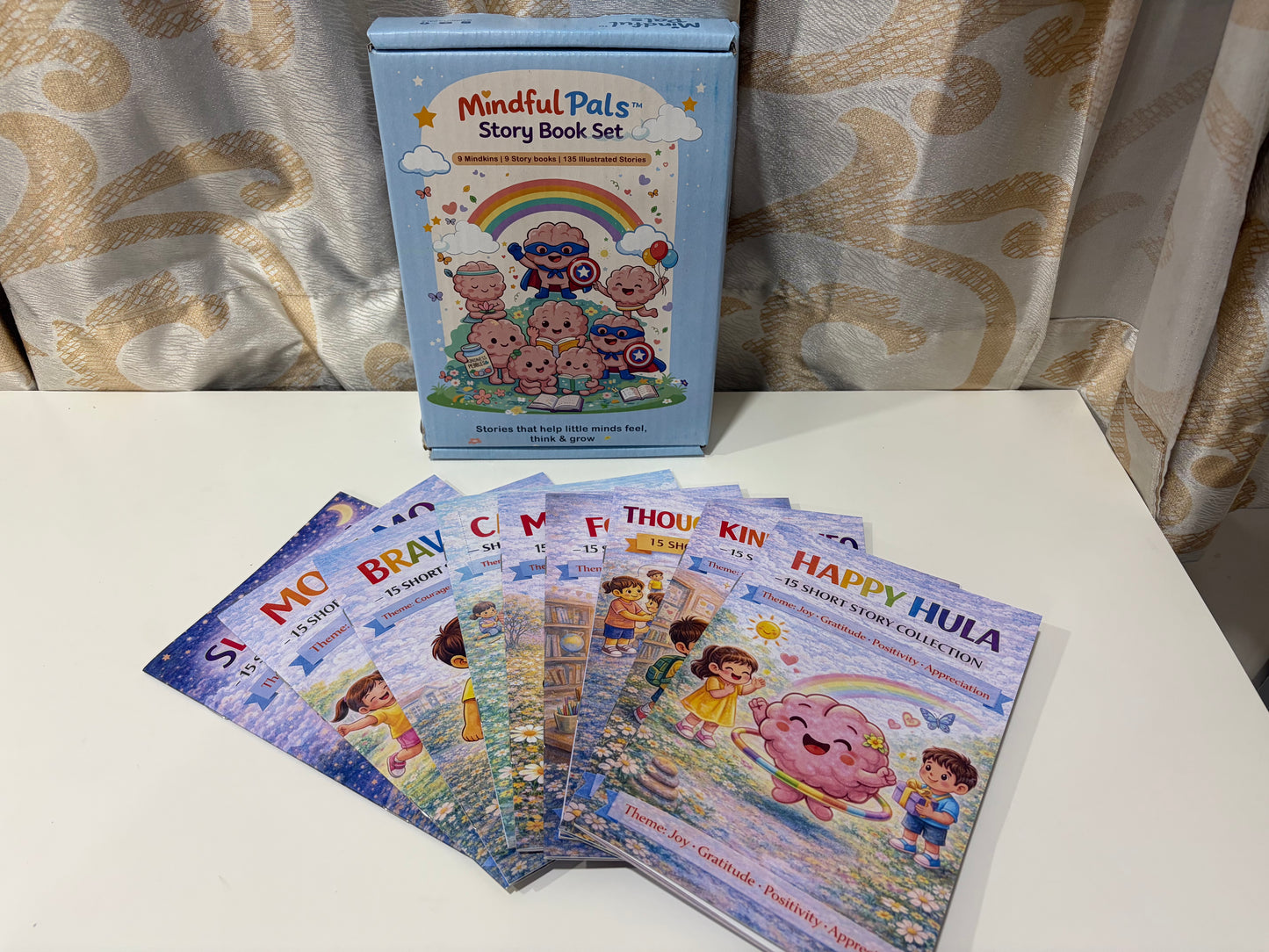 Mindfulpals Story Book Set — 9 Life Skills Books | 135 Illustrated Stories for Emotional Intelligence & Growth (Ages 3–12)