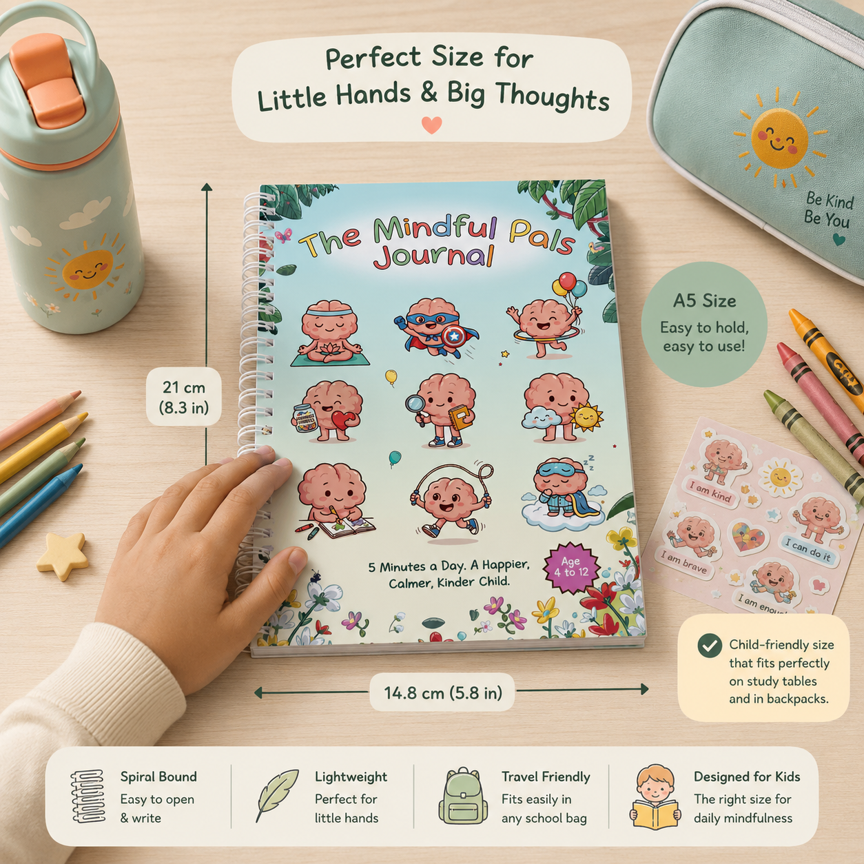 The Mindful Pals Journal - A Playful Mindfulness Journal for Calm, Confident Kids
