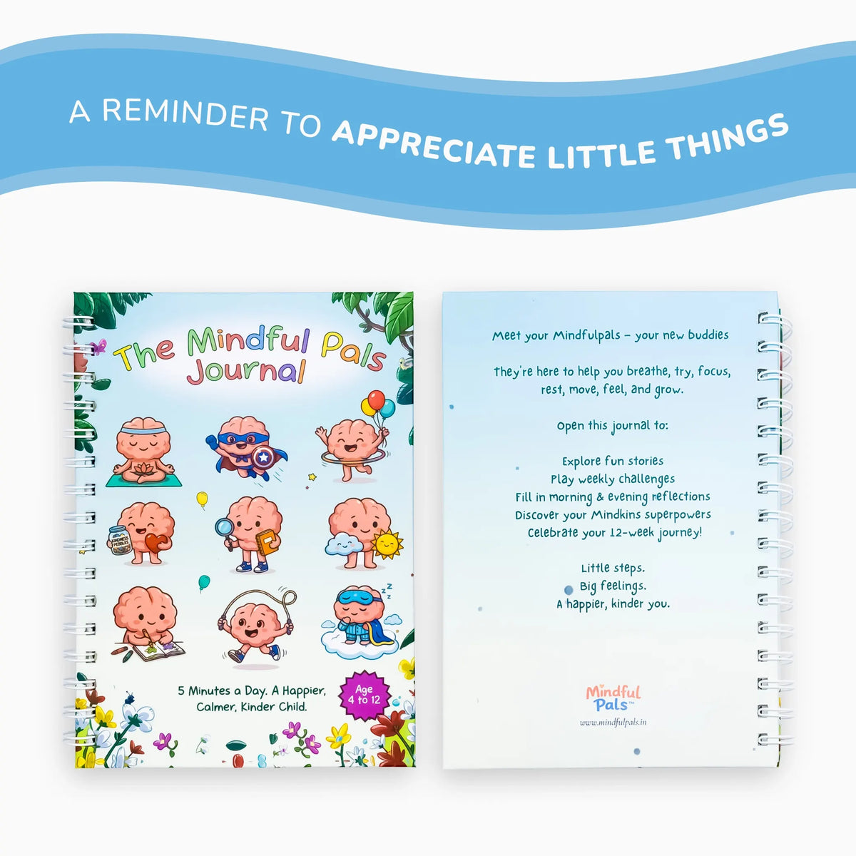 The Mindful Pals Journal - A Playful Mindfulness Journal for Calm, Confident Kids