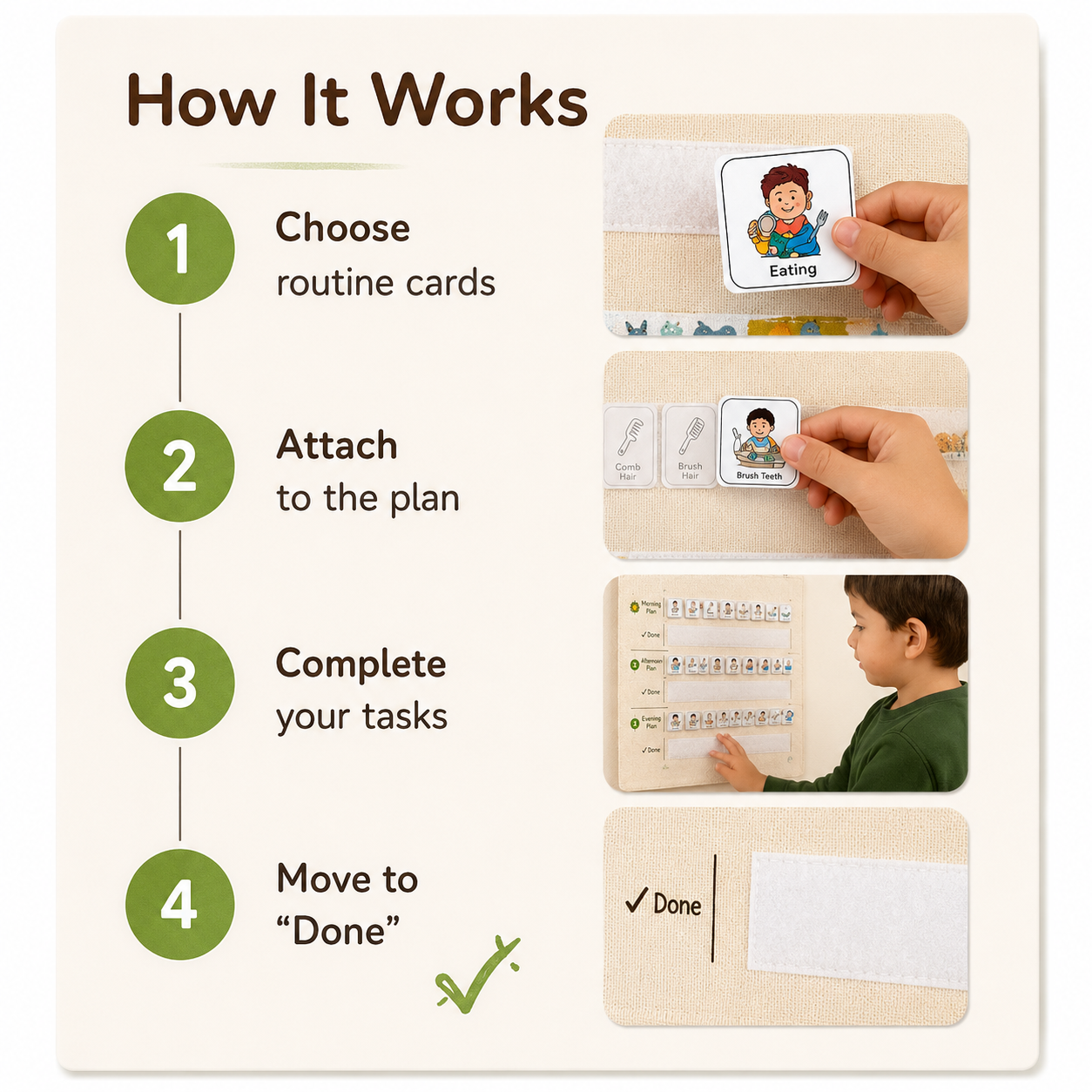 Mindfulpals Daily Routine Tracker — Kids Habit Tracker for Focus, Responsibility & Life Skills (Visual Daily Schedule Chart)