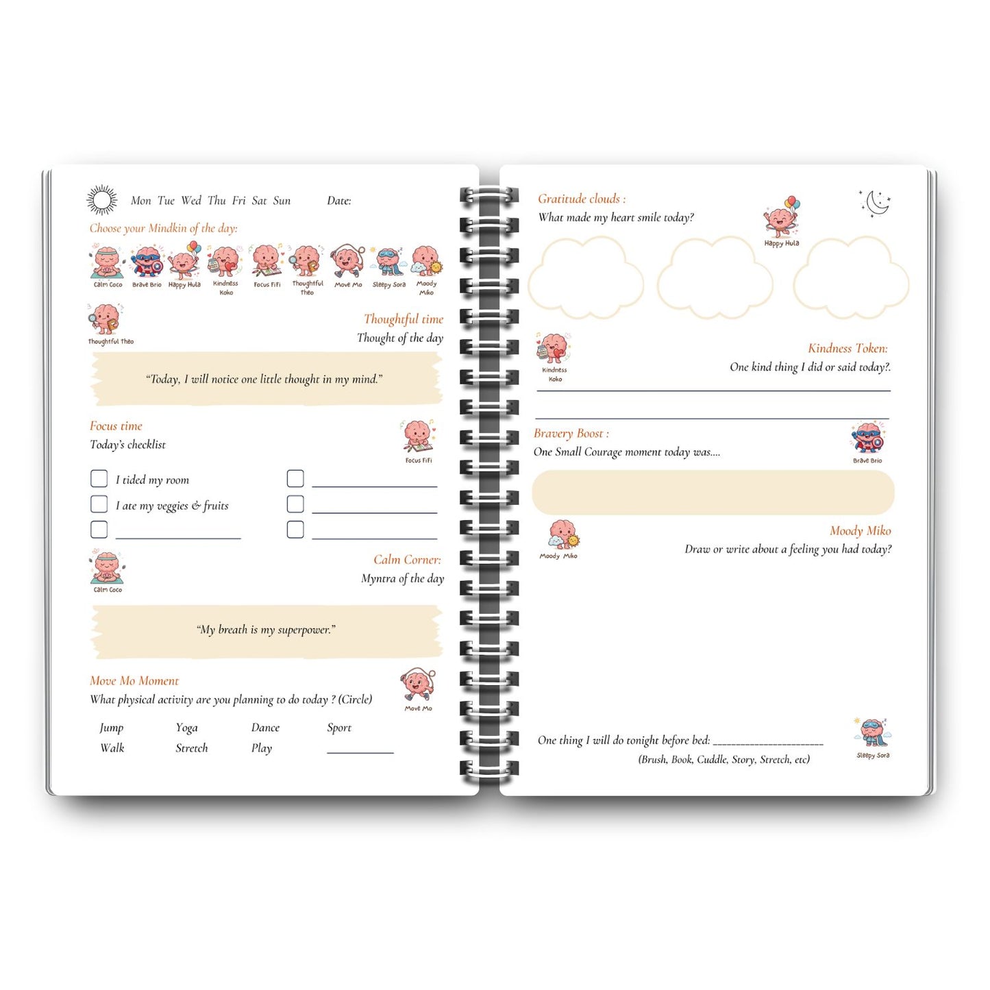 The Mindful Pals Journal - A Playful Mindfulness Journal for Calm, Confident Kids